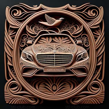 3D модель Mercedes Benz S (STL)